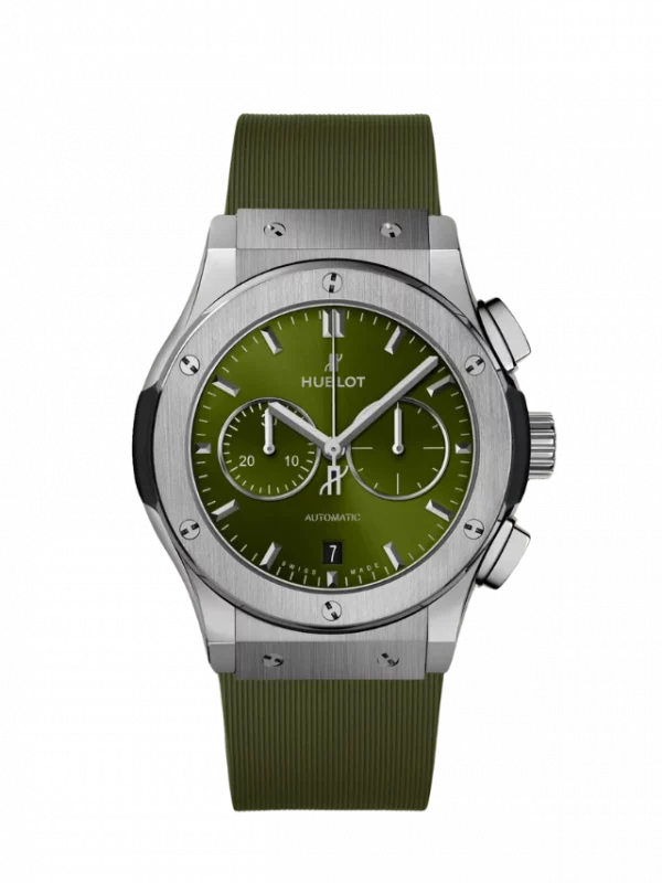 CLASSIC FUSION CHRONOGRAPH TITANIUM GREEN 541.NX.8970.RX