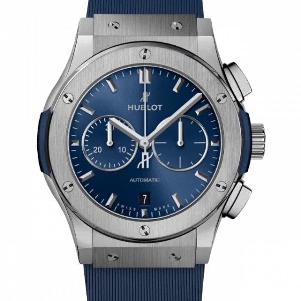 Hublot Classic Fusion Chronograph Titanium Blue 541.NX.7170.RX