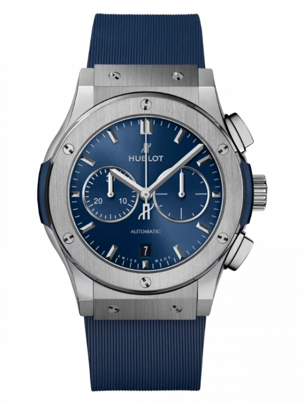 Hublot Classic Fusion Chronograph Titanium Blue 541.NX.7170.RX