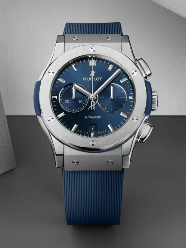 Hublot Classic Fusion Chronograph Titanium Blue 541.NX.7170.RX