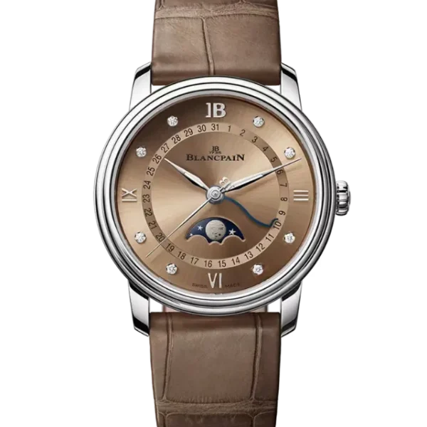 Blancpain Villeret Quantième Phases De Lune 6126N 1146 55B