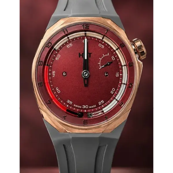 HYT T1 Burgundy 5N Gold & Titanium H03561-A