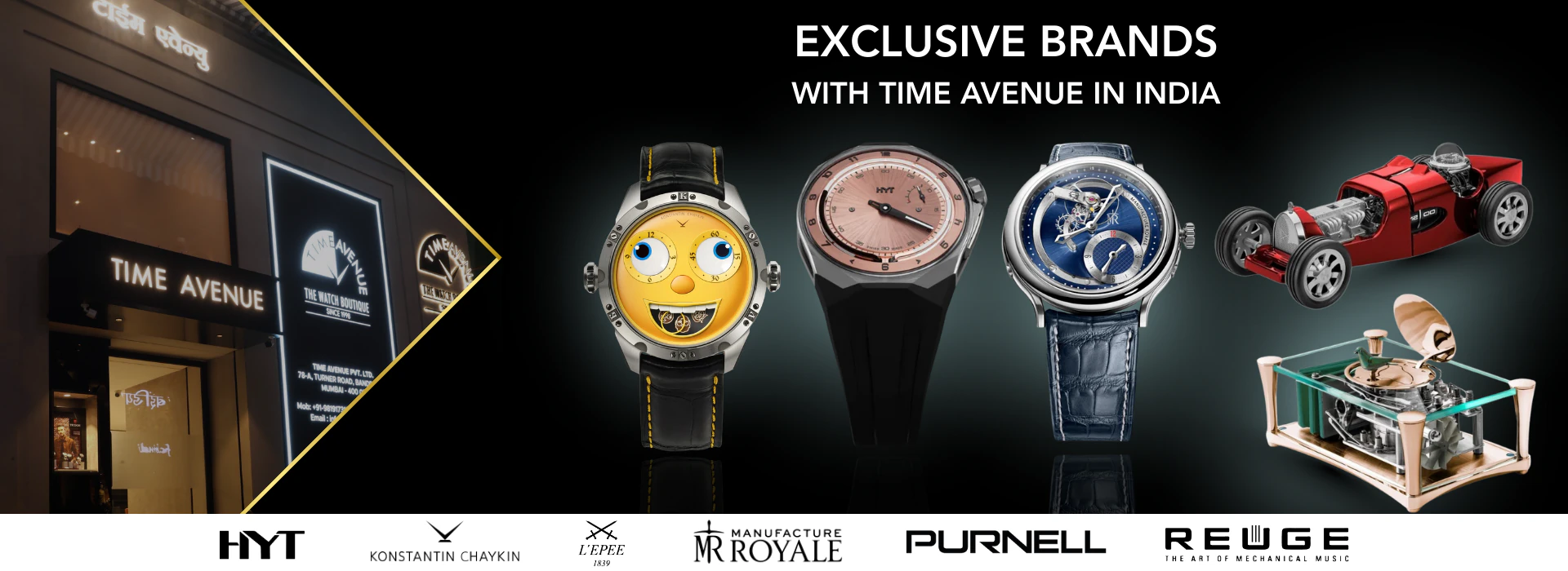 Independent luxury watch brands at Time Avenue