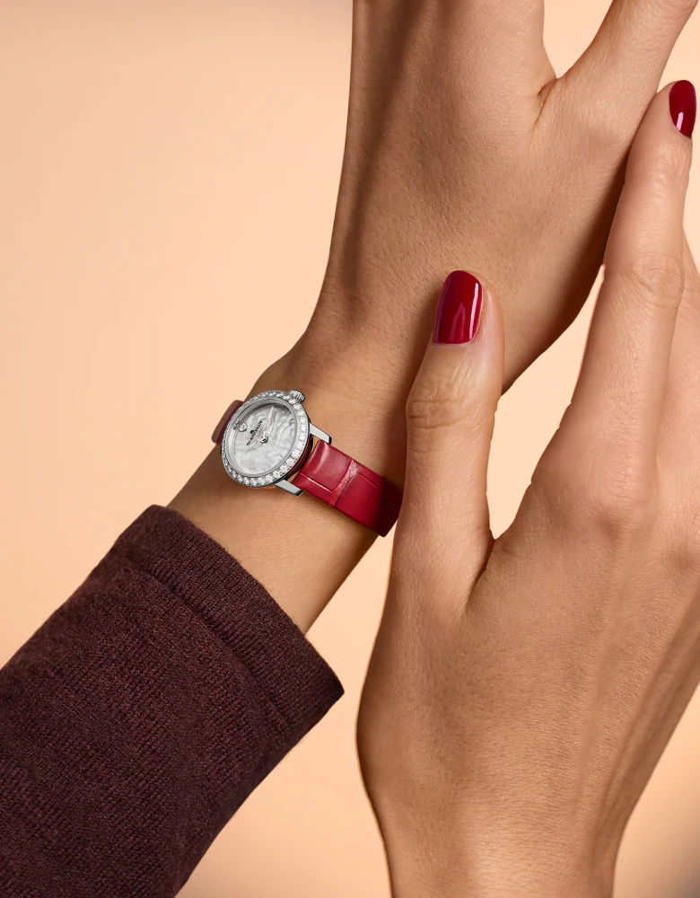 Image requires visual review to identify the featured watch